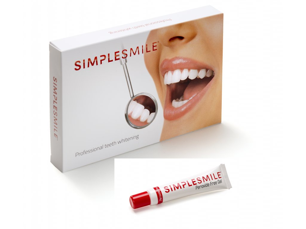 Simplesmile profesionální sada na bělení zubů bez peroxidu 10 ml